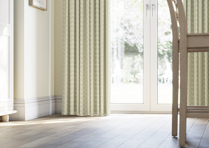 Orla Kiely Linear Stem, Pebble - Made to Measure Curtains - Image 5